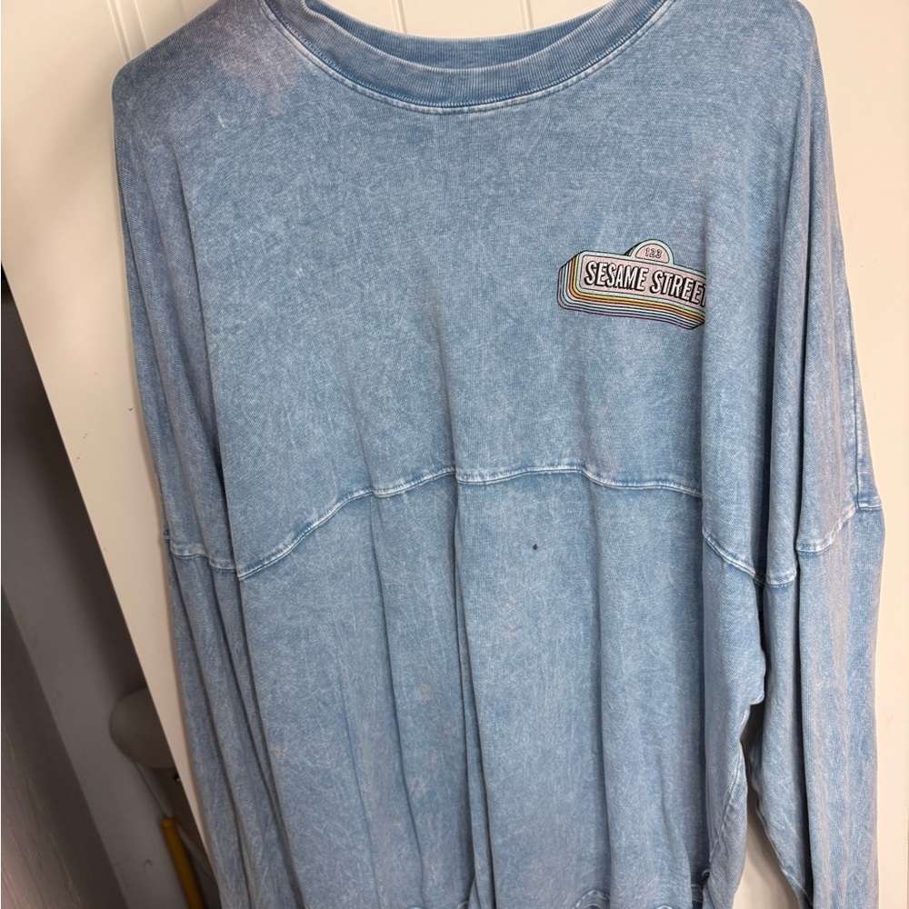 Blue Sesame Street Graphic Sweatshirt View 2